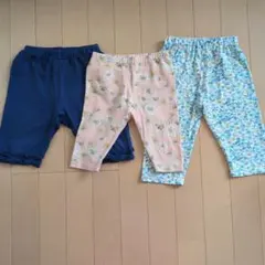 女の子　保育園　パンツ　3枚 まとめ　夏 90 100