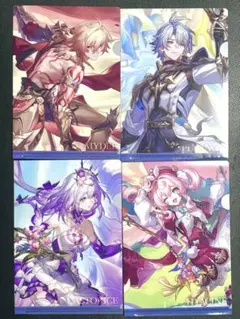 崩壊スターレイル ラウンドワン A5 クリアファイル 全4種セット