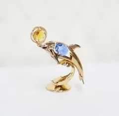 クリスタル　オーナメント　イルカ