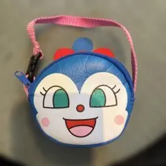 コキンちゃん丸型ポーチ 青とピンク