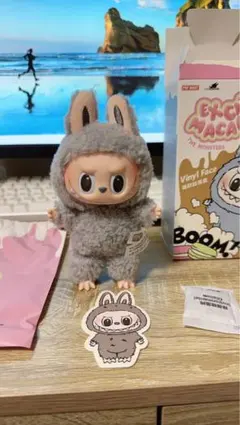 ラブブ Sesame Bean ラブブ マカロン Sesame Bean Labubu The Monsters Exciting