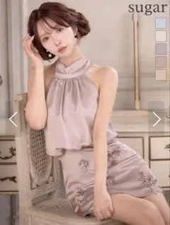 ピンク 刺繍ドレス Sサイズ　sugar AngelR