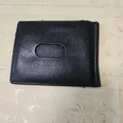 レザー製 黒 カードケース& お札入れ
