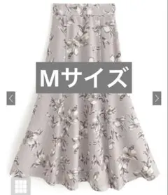 【GRL】フラワーフレアスカート[tt002] Mサイズ　ピンクのサムネイル