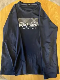 Black Label Crestbridge ネイビー長袖シャツ