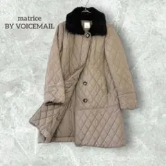 マトリーチェバイヴォイスメール ラビットファー キルティングコート アウター