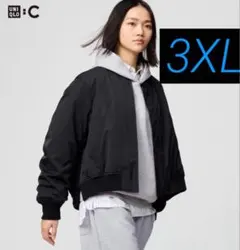 ユニクロC ユニクロシー　ボマージャケット　ブラック　3XL 新品未使用