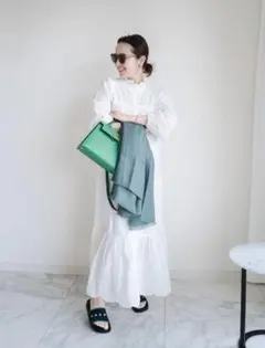 美品◆シーニューヨーク　ロングワンピース 新品未使用タグ付 Sea New Yorkシーニューヨーク 黒 ロング