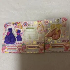 アイカツ カード 3枚セット　キュート　ノーマル