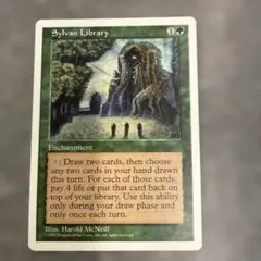MTG 森の知恵/Sylvan Library 日本語 - メルカリ