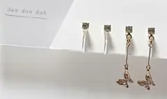 イヤリング　ノンホールピアス　ノンホールピアスセット　レディース