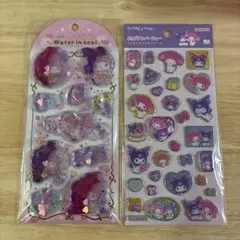 ウォーターインシール/ラメきらクリスタルシール/マイメロディ クロミ