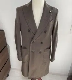 美品【定価28万】LARDINI ダブル カシミヤ100% コート 44 - メルカリ