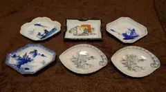古伊万里 伊万里 角皿 豆皿 3種 7客 - メルカリ