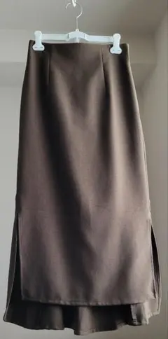 LOWRYS FARM タイトマーメイドスカート ブラウン Sサイズ 低身長企画