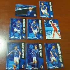 カルビーサッカー日本代表カード8枚セット