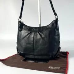 COACH コーチ F13759 レザー ギャザー トートバッグ ワンショルダー COACH コーチ F13759 レザー ギャザー トートバッグ ワンショルダー