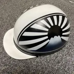 最終値下げ❗️❗️❗️送料込‼️富士日章カスタム❗️　半ヘル フリーサイズ 半ヘル 半キャップ 富士日章 カスタムペイント