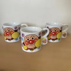 アンパンマンマグカップ　3点セット