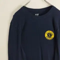 SALTY CREW サーマルシャツ 長袖シャツ ロンT ネイビー ワンポイント