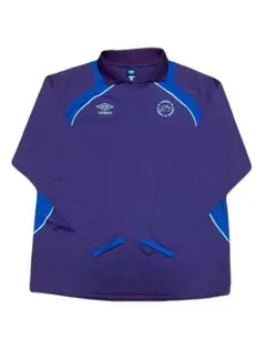 Umbro 長袖ポロシャツ ワインレッド