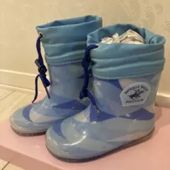 BEVERLY HILLS POLO CLUB 星柄 レインブーツ　長靴　雨具