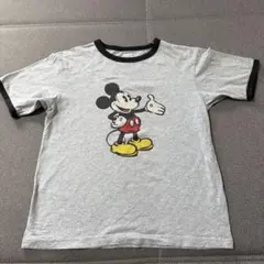 UNIQLO ミッキーマウス Tシャツ 140cm グレー