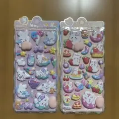 Aぷにぷにアニマルシール 2シートセット