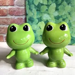 カエル型貯金箱 2個セット