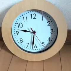 木製丸型掛時計 直径約30cm