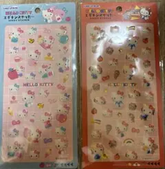 シール　ハローキティ　エポキシステッカー2枚セット