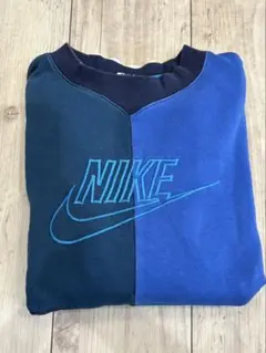 NIKE パッチワークトレーナー　Lサイズ