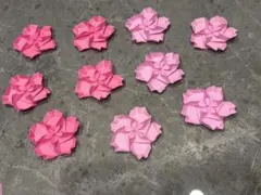【10枚セット】さくら　桜　立体　壁面飾り 折り紙 桜 ハンドメイド　春