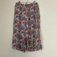 ユニクロ　リバティ　リラコ　花柄パンツ　M