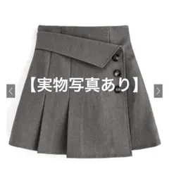 GRL インパン裏地付きアシンメトリーミニスカート[tu725]