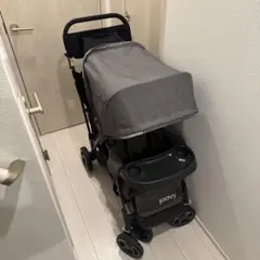 JOOVY ジュービーカブースウルトラライト　グラファイト　二人乗りベビーカー