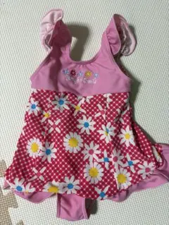 ベビー水着 花柄 90cm