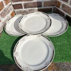 オールドノリタケRC花柄陶磁器皿4枚セット