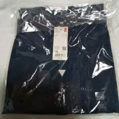 ユニクロ.レディースライトライトVネックカーディガンXXL.BLUE.新品未開封