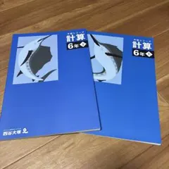 四谷大塚 算数 予習シリーズ 計算6年 2冊セット