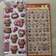 日焼けキティ　シール　ボンボンドロップ