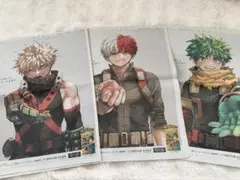 僕のヒーローアカデミア 新聞 全面広告 緑谷出久 爆豪勝己 轟