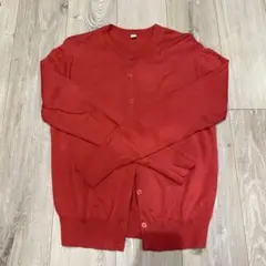 UNIQLO ピンクに近い赤カーディガン Sサイズ
