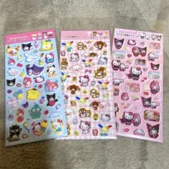l*)様 ラメ入り　樹脂もりシール　サンリオ　セット売り3枚