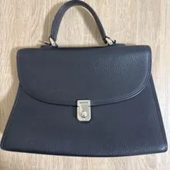 BURBERRY(バーバリー)ハンドバッグ ブラック レザー 【難あり】