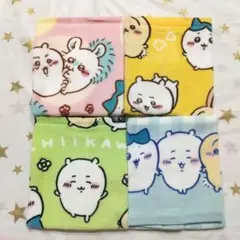 新品 ちいかわ ハンドタオル ハンカチ 4枚セット ハチワレ うさぎ モモンガ