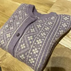 韓国子供服　ニットカーディガン　kids 120