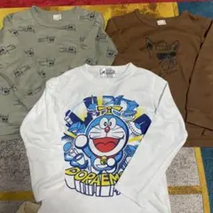 110 キッズ　ロンT トレーナー　3着セット