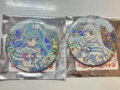わんだふるぷりきゅあ　ホログラム缶バッジ　キュアニャミー　キュアリリアン