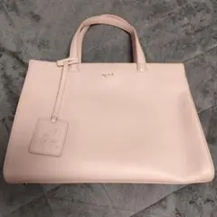 agnès b. 美品 アニエスベー ピンク ショルダーバッグ　革　ポーチ付き